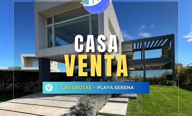 VENDO CASA CON VISTA AL MAR + PILETA. LAS GRUTAS. PLAYA SERENA.