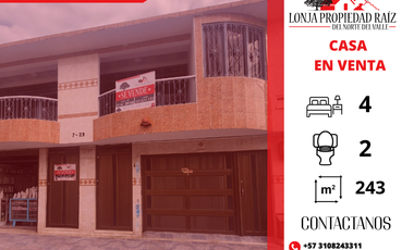 CASA EN VENTA EN CARTAGO VALLE