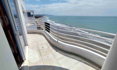 🏢 RENTO POR NOCHE PENTHOUSE & SUITE VISTA Y SALIDA AL MAR - PISO 12 (Tonsupa – Club Resort Pacífico – Playa Ancha.)