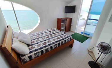 🏢 RENTO POR NOCHE PENTHOUSE & SUITE VISTA Y SALIDA AL MAR - PISO 12 (Tonsupa – Club Resort Pacífico – Playa Ancha.)