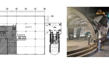 SE RENTA OFICINA TORRE JV II MEZZANINE ANGELOPOLIS 1500 M2 OBRA GRIS