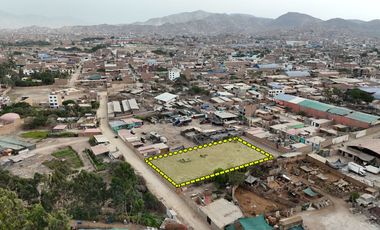 VENTA DE TERRENO EN PUENTE PIEDRA DE 1,750 M2