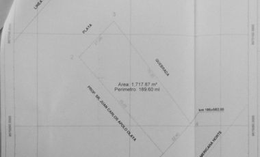 VENTA DE TERRENO DE PLAYA EN PLATERITOS EN TUMBES DE 1,717 M2