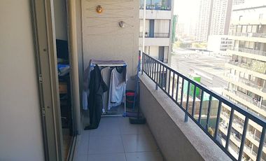 DEPARTAMENTO FRAY CAMILO HENRIQUEZ / ARGOMEDO, SANTIAGO, 1D, 1B, TERRAZA, ESTACIONAMIENTO, BODEGA Y PISCINA, A PASOS DEL METRO