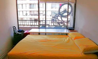 DEPARTAMENTO FRAY CAMILO HENRIQUEZ / ARGOMEDO, SANTIAGO, 1D, 1B, TERRAZA, ESTACIONAMIENTO, BODEGA Y PISCINA, A PASOS DEL METRO