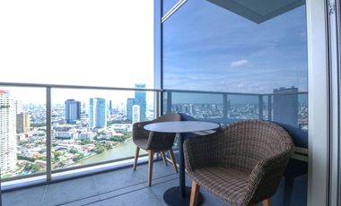Condo for rent at Four Seasons Private Residences, 3 bedrooms 3 bathrooms, Fully furnished.