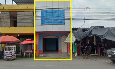 SE VENDE CASA (LOCAL COMERCIAL + DEPARTAMENTO) DE 2 PLANTAS 108 M2. DE CONSTRUCCIÓN, QUININDE – ESMERALDAS - ECUADOR