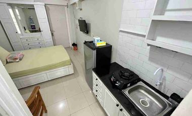 SEWA STUDIO FURNISHED TOWER EDELWEIS APARTEMEN BASSURA CITY