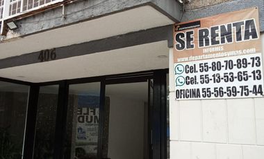 Amplio y centrico departameto de dos recamara en la del Valle