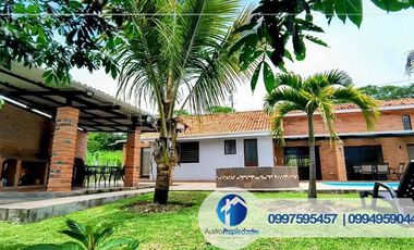 🟣 Vendo bella quinta en Yunguilla a 5 minutos de la Unión