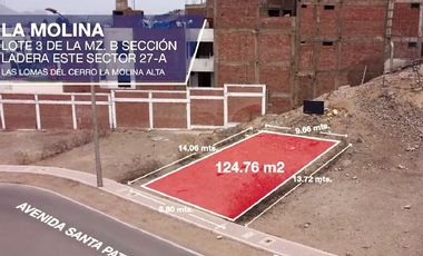 Terreno en Venta en Las Lomas de La Molina Alta – 124m²