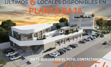 Venta de locales comerciales y oficinas con lobby al norte de Aguascalientes en nueva plaza TAVATA