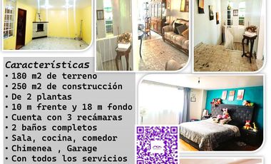 Venta de CASA en LOS AHUEHUETES, TEXCOCO, EDO.MEX. $6.5 MDP