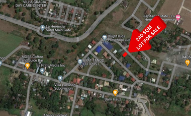 RUSH SALE LOT ONLY AT VILLA LUCASAN, BACOLOD CITY