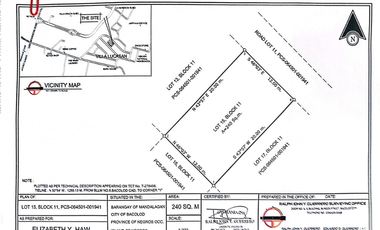 RUSH SALE LOT ONLY AT VILLA LUCASAN, BACOLOD CITY