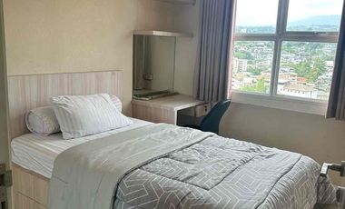 JUAL PASTI MURAH 1 BR Full  FURNISH lt 10 Mountain View Apt Parahyangan Residence