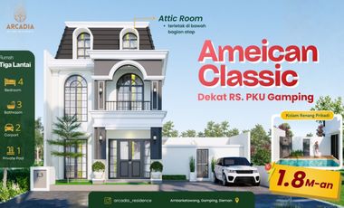 Dijual Rumah 3 lantai Kolam Renang Pribadi Dekat Rs pku gamping Sleman Jogja