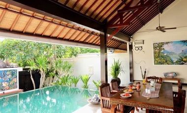 TURUN HARGA Villa Jual dekat Sidewalk Jimbaran, View Jimbaran Bay di Bukit Jimbaran