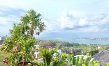 TURUN HARGA Villa Jual dekat Sidewalk Jimbaran, View Jimbaran Bay di Bukit Jimbaran