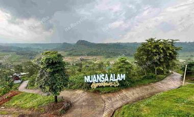 Jual Tanah Kavling Agroeduwisata Ada Kolam Renang nya,udara Sejuk cocok untuk Villa dan Rumah Hunian Tanjungsari Bogor Timur.