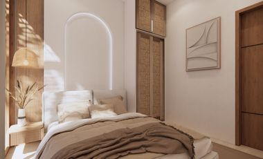 Nuansa resort tropis yang hangat serta dipadukan dengan nuansa pedesaan yang tenang sejuk