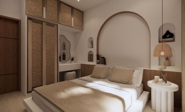 Nuansa resort tropis yang hangat serta dipadukan dengan nuansa pedesaan yang tenang sejuk