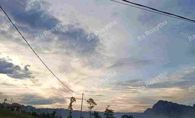 Jual Tanah Murah Lokasi Wisata Asri Pedesaan di Tanjung Sari Bogor timur, Lingkungan Pedesaan ASRI DAN NYAMAN,View Perbukitan Persawahan.