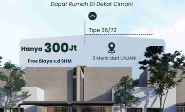 Dijual rumah 2 kamar tidur di cimahi