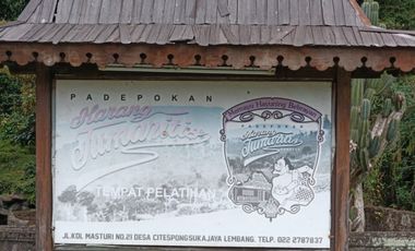 Lokasi Yang Strategis untuk Wisata di Lembang Sudah ada Ijin KBU, Jl. Kolonel Masturi