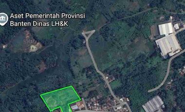 Dijual Tanah 1,3 Ha Zona Industri Rangkasbitung Lebak Banten
