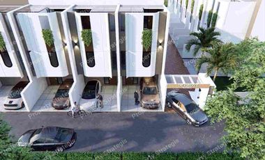 Promo Rumah townhouse strategis ke pusat kota jakarta dekat tol stasiun rscm