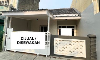 Jual / Sewa Rumah 1 Lantai Siap Huni Bekasi Griya Asri 1 LB/LT= 55/72m2 (Sudah Renov)