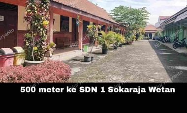 Kavling Premium di Sokaraja, DP 50%, Sisa cicil tanpa bunga 60 kali (5 thn)