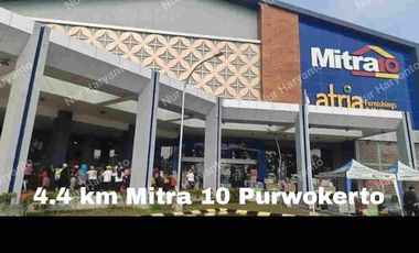 Kavling Premium di Sokaraja, DP 50%, Sisa cicil tanpa bunga 60 kali (5 thn)