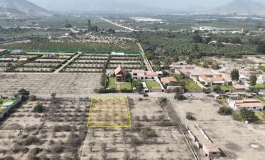 VENTA DE TERRENO PARA CASA DE CAMPO EN HUARAL  DE 750 M2