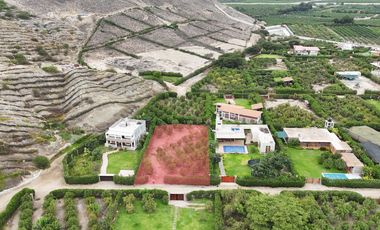VENTA DE TERRENO PARA CASA DE CAMPO EN HUARAL DE 1.046 M2