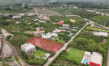 VENTA DE TERRENO PARA CASA DE CAMPO EN HUARAL DE 1.046 M2