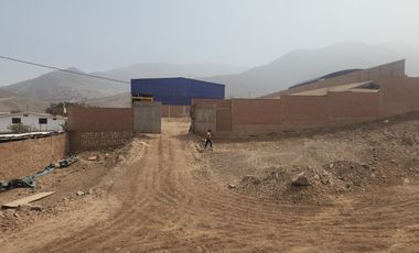VENTA DE TERRENO INDUSTRIAL EN CARABAYLLO DE 1,297 M2