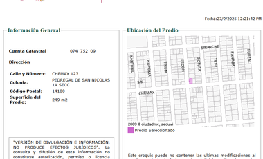 CASA EN TLALPAN PEDREGAL DE SAN NICOLAS EN VENTA DE REMATE