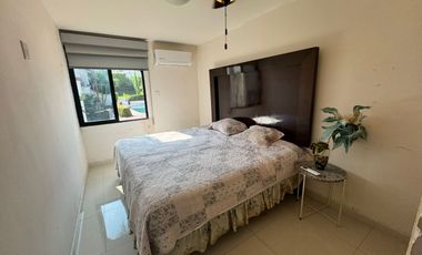 RENTO CASA DUPLEX EN PLANTA BAJA AMUEBLADA Y CLIMATIZADA