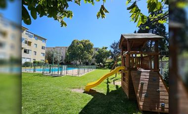 Se arrienda departamento en tercer piso, Condominio Simón Álamo, Quillota.