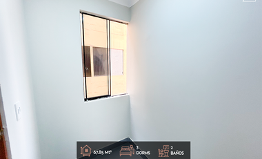 DEPARTAMENTO REMODELADO EN BREÑA 3 HABITACIONES