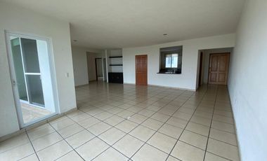 AGRADABLE DEPTO. DE 2 RECÁMARAS Y 1 ESTUDIO, 3 BAÑOS, SALA , COMEDOR, COCINA EQUIPADA,BALCON, CANCHA DE TENIS, ALBERCA, PALAPA Y VIGILANCIA.