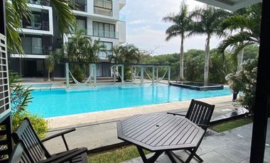 RENTO DEPARTAMENTO AMUEBLADO A ORILLA DEL RIO EN PLANTA BAJA