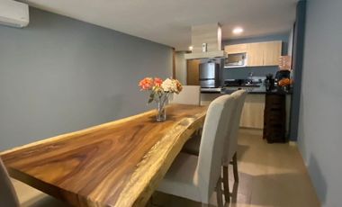 RENTO DEPARTAMENTO AMUEBLADO A ORILLA DEL RIO EN PLANTA BAJA