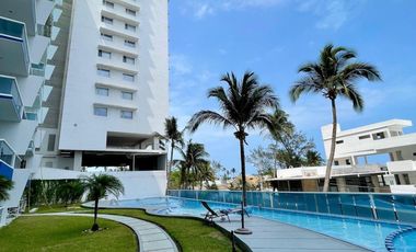 RENTO DEPARTAMENTO AMUEBLADO FRENTE AL MAR CERCA DE PLAZA AMERICAS