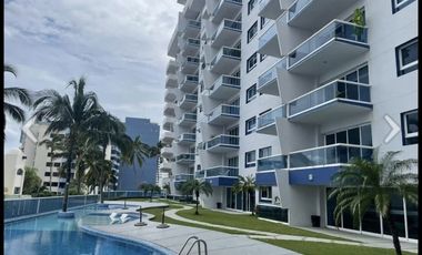 RENTO DEPARTAMENTO AMUEBLADO FRENTE AL MAR CERCA DE PLAZA AMERICAS