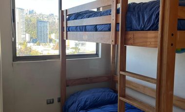 Arrendamos centrico depto amoblado Viña del mar