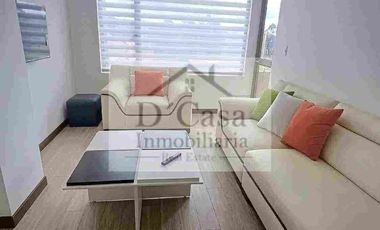 Rento Departamento Amoblado 3 dormitorios 1 garaje y balcón