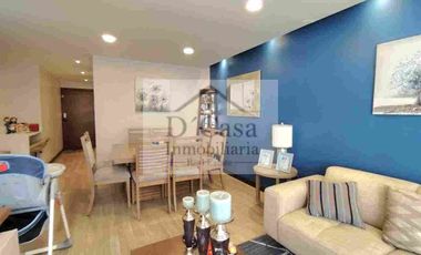 Rento Departamento Amoblado 3 dormitorios 1 garaje y balcón